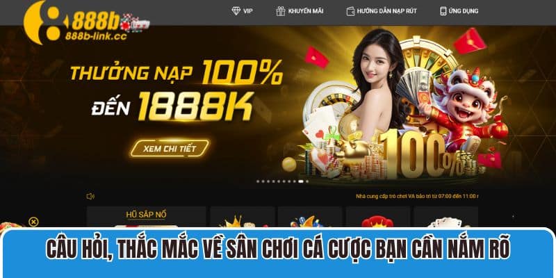 Câu hỏi, thắc mắc về sân chơi cá cược bạn cần nắm rõ