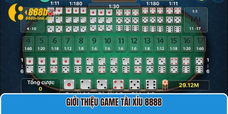 Giới thiệu game Tài Xỉu 888B hấp dẫn